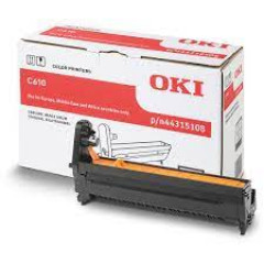 Oki 44315108 Black Original Imaging Drum (20000 Pages) for Oki C610n, C610dn, C610dtn